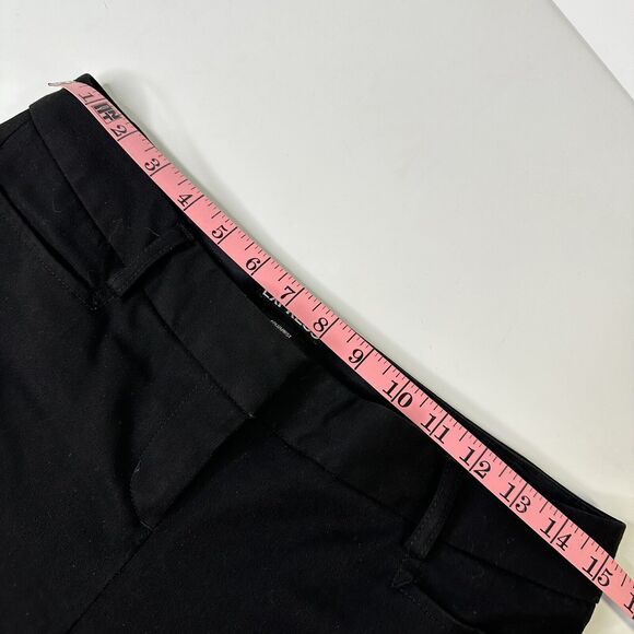 Express Columnist Dress Pants Womens 2 R Black Mid Rise Boot Cut Pockets Career - Picture 6 of 11